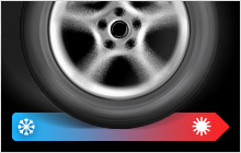 Visokoučinkovita vodljivost na suhoj, mokroj podlozi i na snijegu